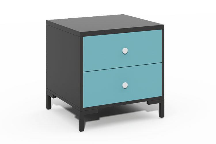 Small Vertical Metal Mobile Multi Drawers Nightstand Movable Storage Cabinet With Drawer