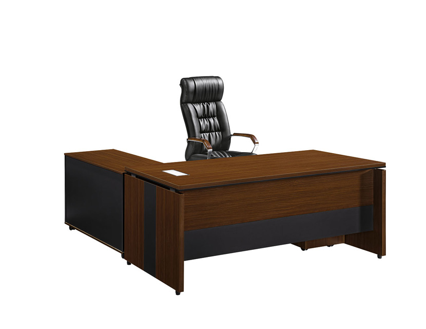 Hot selling high quality luxury modern style full board cherry wood CEO office desk