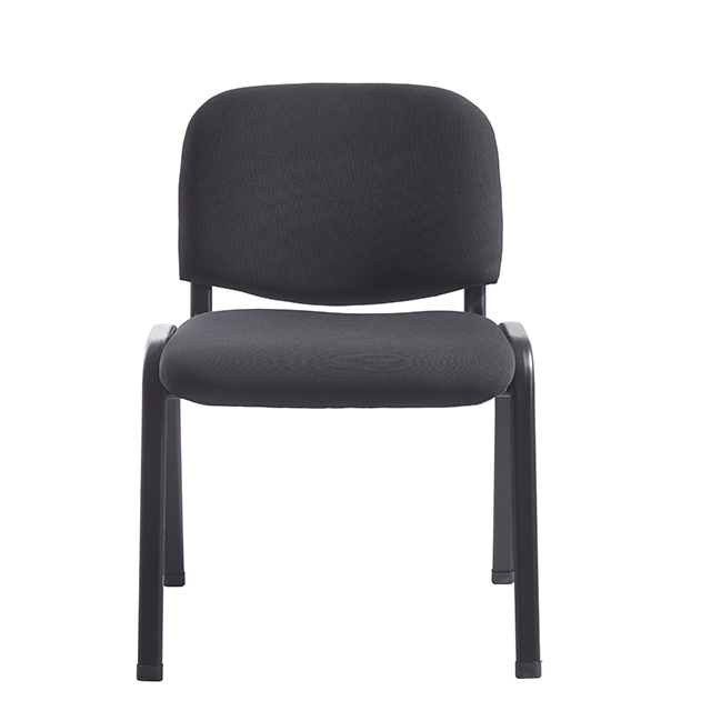 China manufacturer 1.2mm thick Metal frame fabric conference training stacking office chair