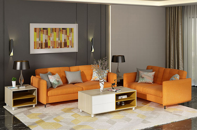 Set di divani componibili per soggiorno in stile europeo, moderni e di lusso