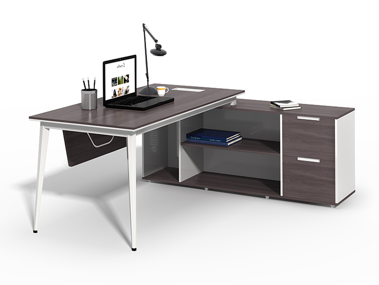 Modern large executive desk luxury office furniture boss wood table for office
