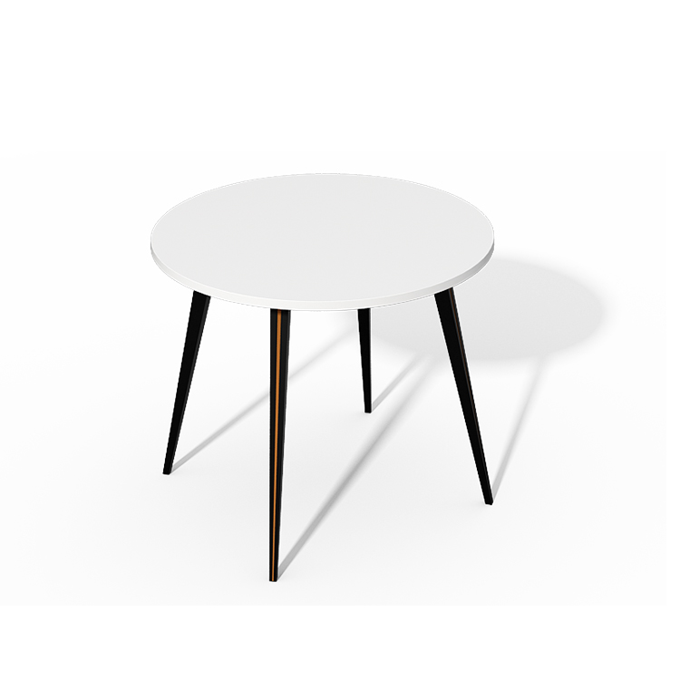 Luxury home desk small two drawers Black and white writing table