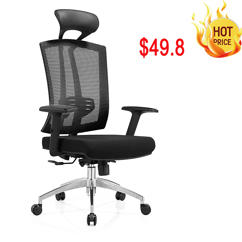 Draaibare ergonomische kantoor directiestoel Fabrikant Italiaans leer Stof 50 Kantoormeubilair Commercieel meubilair CN;GUA