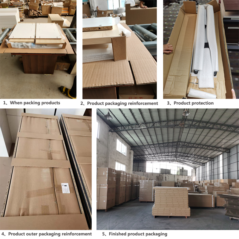 Working Executive Office Desk Furniture Cheap Excellent Quality Foshan Modern Table Tops: 25mm with 2mm PVC Edge Banding