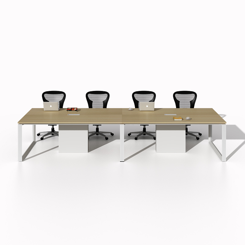 Wholesale modern luxury rectangular metal legs 12 seat office conference table