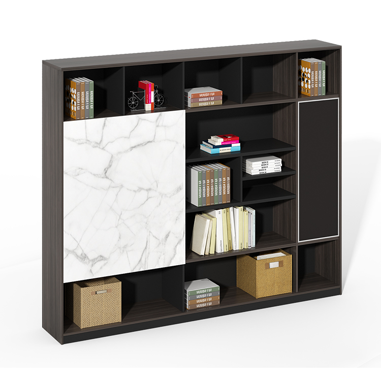 Chinese Luxury living room modern office bookshelf classic 3/5 tier wooden home furniture simple corner cube bookcase bookshelf