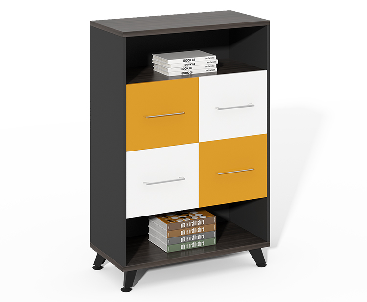 Custom french modern simple design furniture library bookshelf bookcase wooden