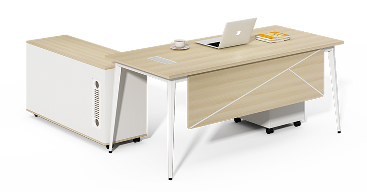 Customized best-selling easy-to-disassemble office furniture MDF executive desk presidential desk modern wooden office desk
