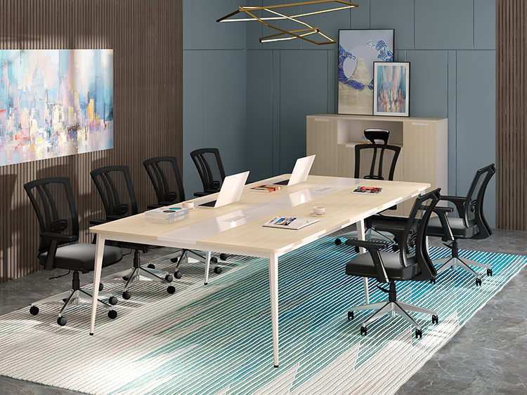 Professional office furniture steel frame meeting room table office boardroom conference desk
