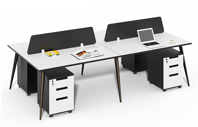 Hot-selling model can be customized steel tripod 4 people partition call center multi-functional office workstation