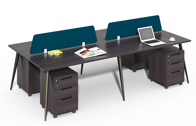 Hot-selling model can be customized steel tripod 4 people partition call center multi-functional office workstation