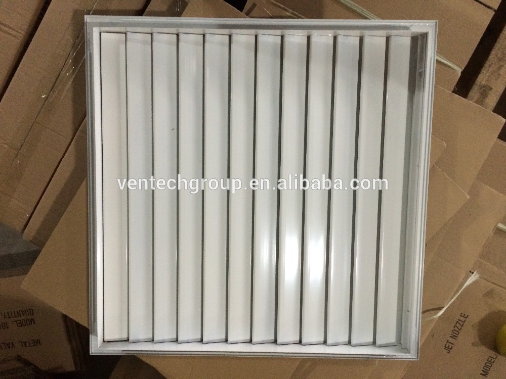 Hvac duct work gravity shutter ventilation transfer air grille gravity louver