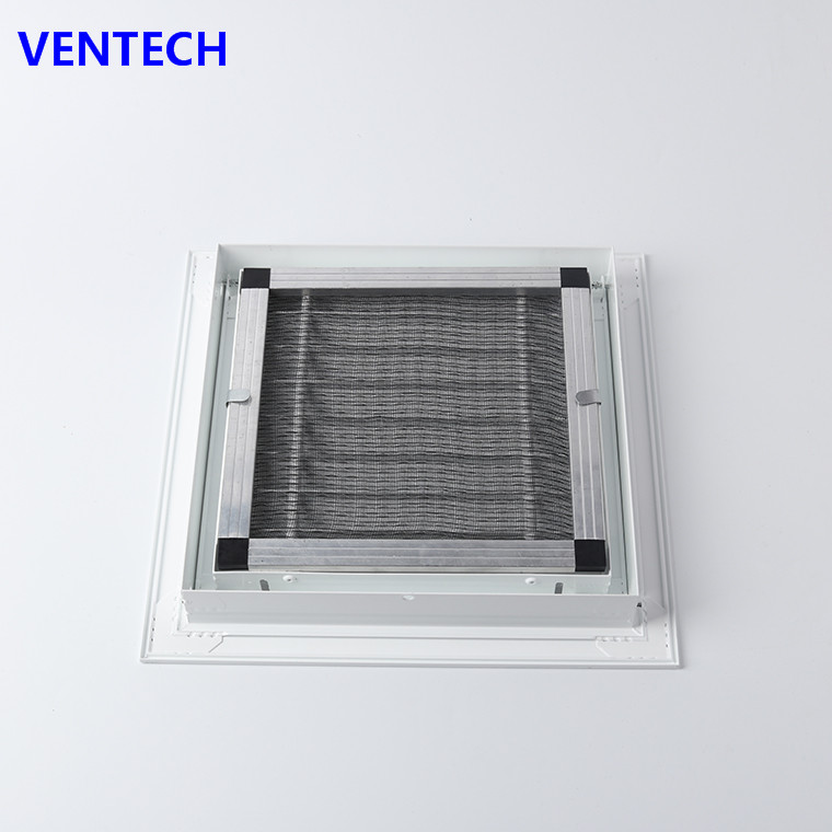 China manufacturer aluminum return grille with filter