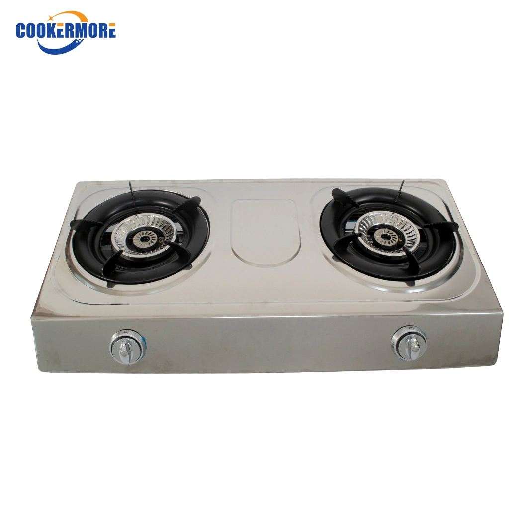 Household Gas Stove Burner Panel Gas Cooker Cooktop Stove Double-burner Gas  Panel Furnace Tempered Glass Gas Hob Cooking Machine