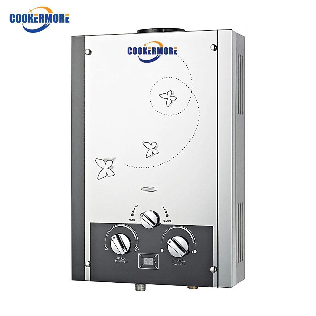 Cookermore - OEM Instant Ng Panel Wall Mounted Gas Water Heater with Over  Heat Protection Flue Type