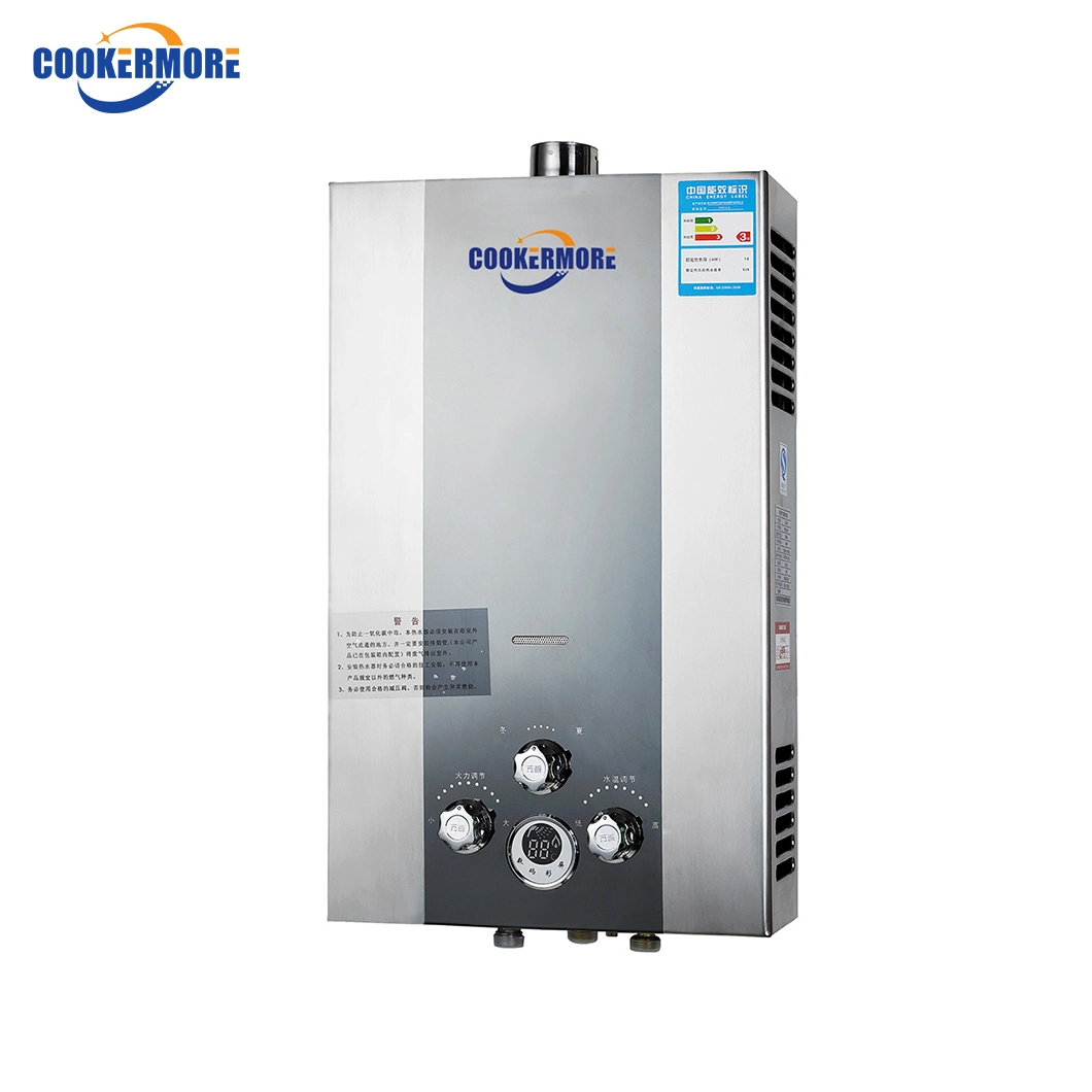Cookermore - Portable LPG Geyser Propane Natural Gas Hot Water Heater for  Outdoor Flue Type