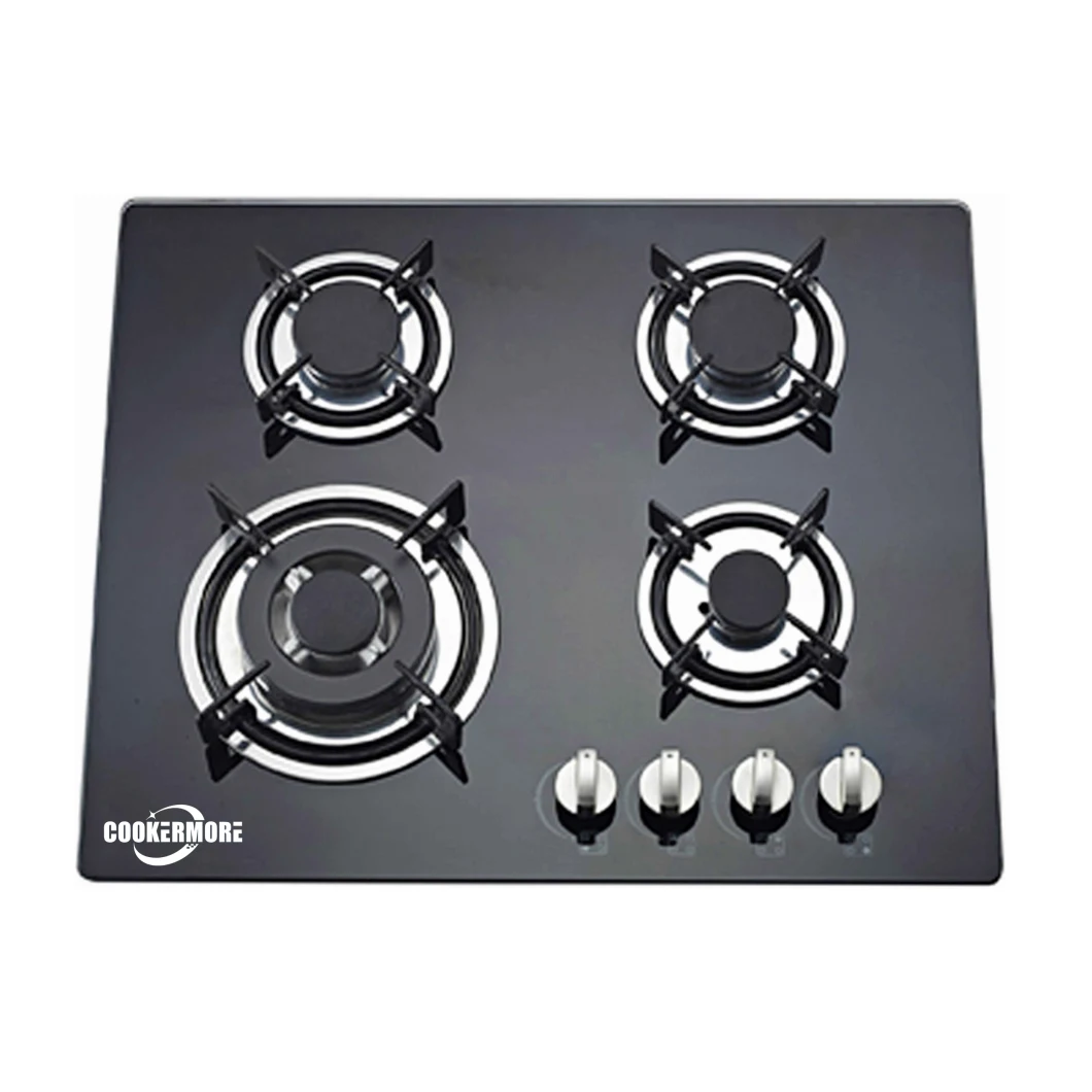 India Mart Hot Sale Home Kitchen Appliance Tempered Glass Gas Hob