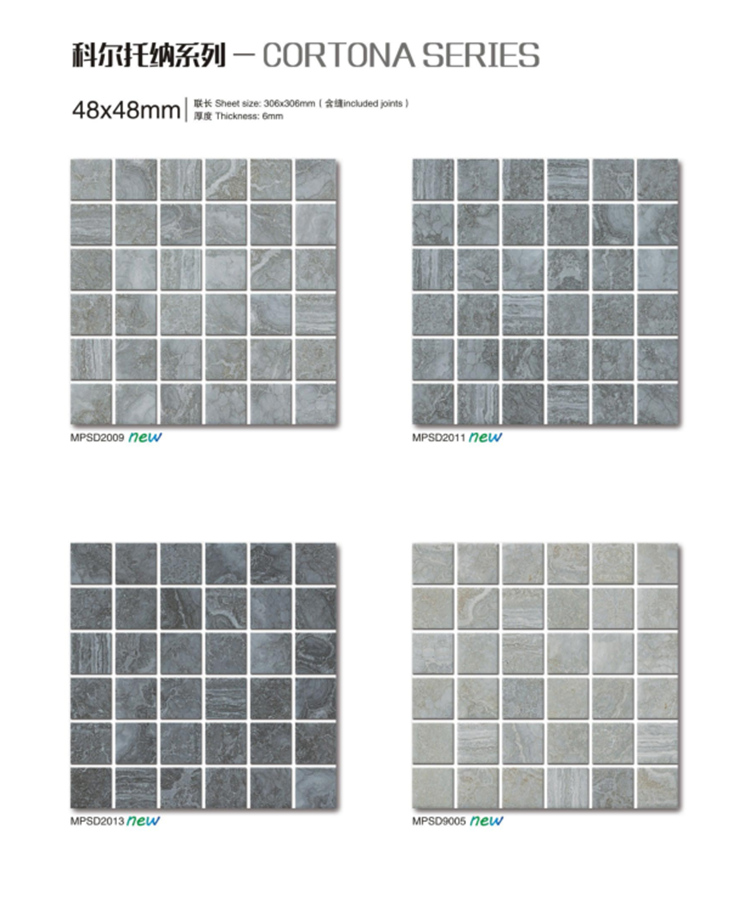 Discount Wholesale Light blue pool tiles