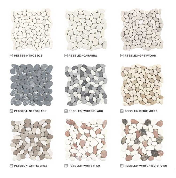 Pebbles Marble Tiles Stone Mosaic