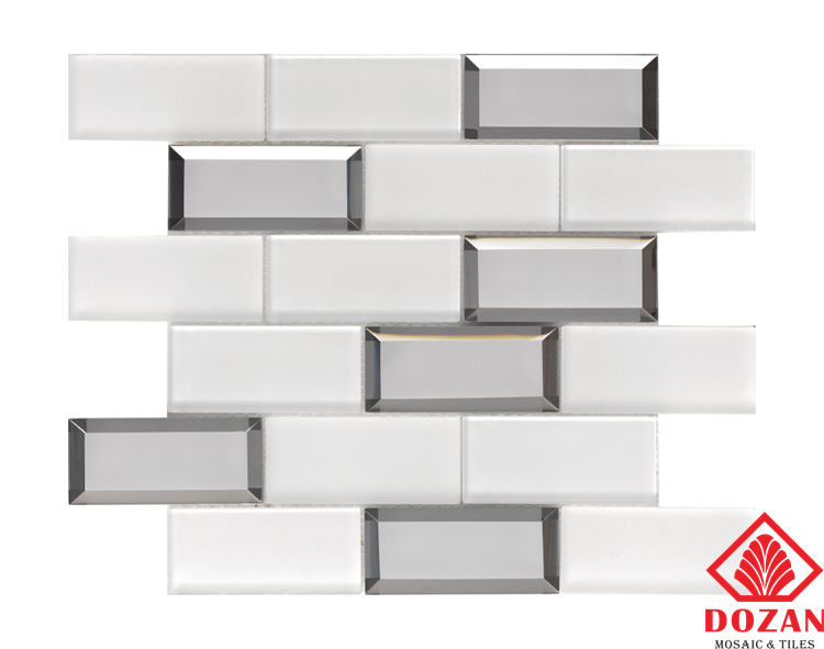 Home Decoration Classic Simplicity Interior wall White 3D Tile Art Mosaic