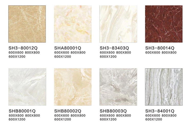 Bathroom Ceramic House Floor Wall Tile Designs 600x600mm Polished Glazed Porcelain Grey Marble Tiles