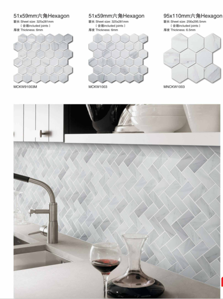 Wholesale Penny Round porcelain mosaic