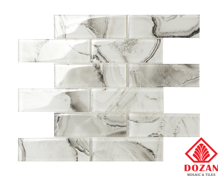 Peel and stick floor tile backsplash kitchen tiles glass mosaic