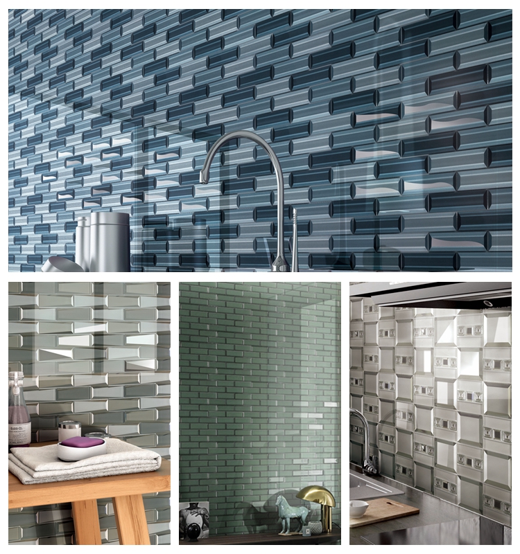 China Made White Hexagon Marble Glass Mosaic Tiles