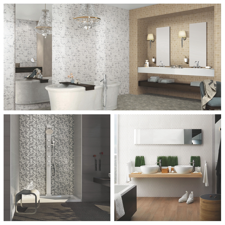 Pebbles porcelain mosaic