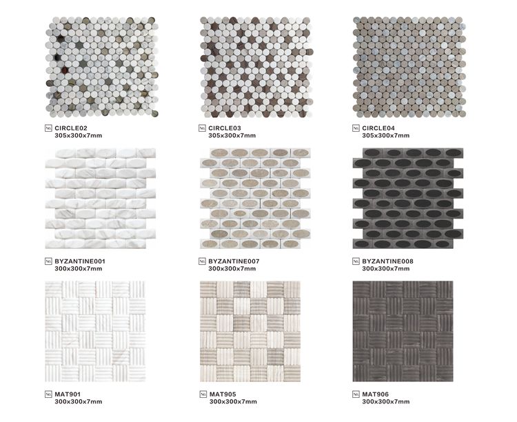 Simplicity Style Brown Fish Scale Marble Marble Backsplash Mosaic Tiles