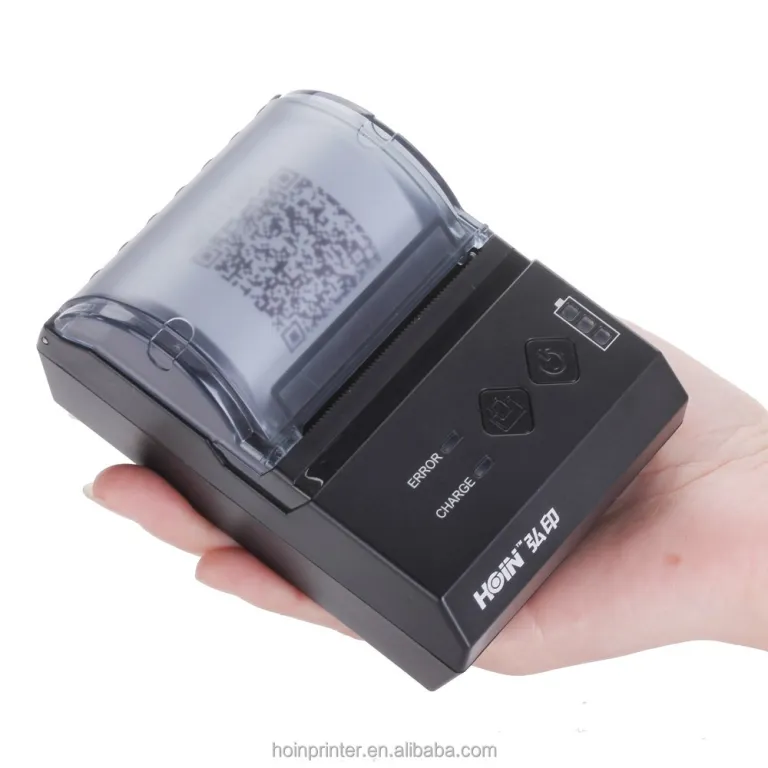 HOIN - Mini stampante portatile BT da 58 mm per computer Stampante