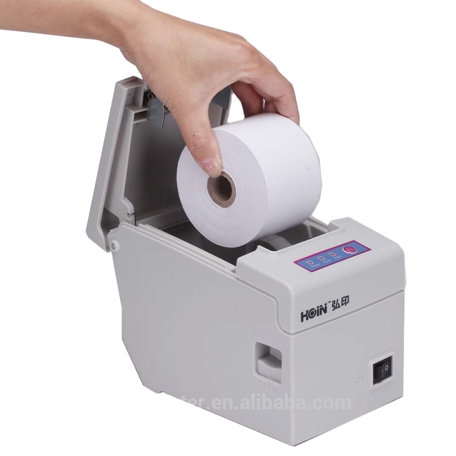HOIN - Imprimante Thermique POS 58mm USB BT Imprimante Rouleau de Papier Thermique  Imprimante Thermique de Bureau