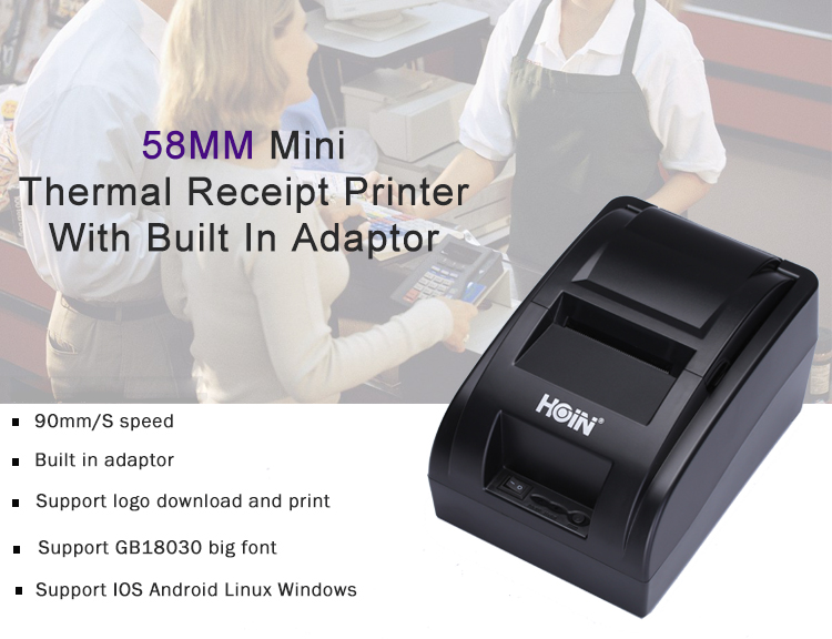 HOIN 58mm Receipt printer thermal driver for android&IOS low price