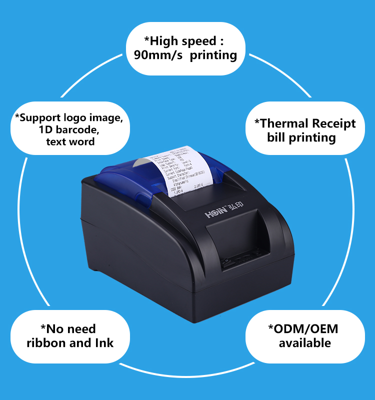 HOIN 58mm Receipt printer thermal driver for android&IOS low price
