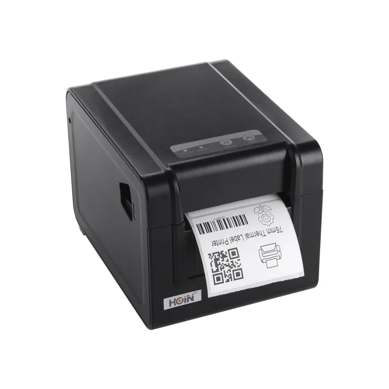 HOIN - Imprimante thermique d'autocollant d'étiquette de 58 mm Imprimante  thermique de reçu portable de