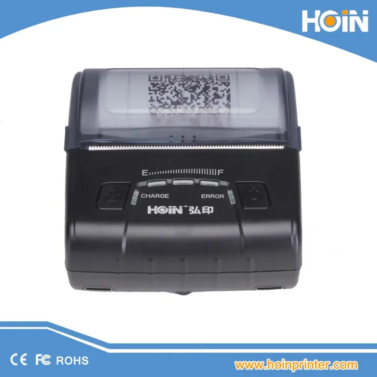 HOIN - Mini stampante portatile per ricevute da 80 mm BT USB Hoin Nuovo  modello HOP-E300 Stampante termica portatile da 80 mm