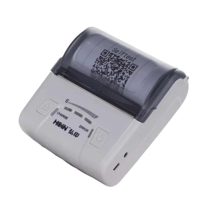 Stampante mobile Bluetooth WIFI USB Piccola stampante termica per ricevute  POS portatile senza fili Stampante termica portatile da 80 mm