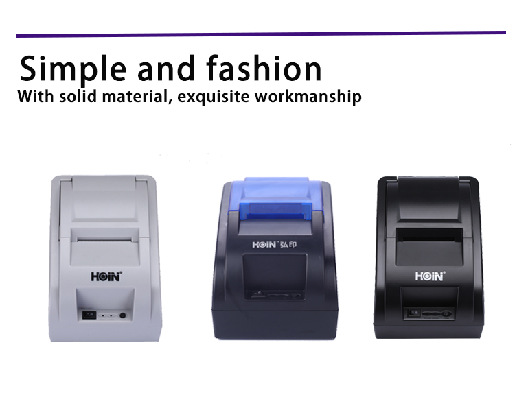 HOIN Thermal Receipt Printer HOP H58 support Win Android IOS Linux