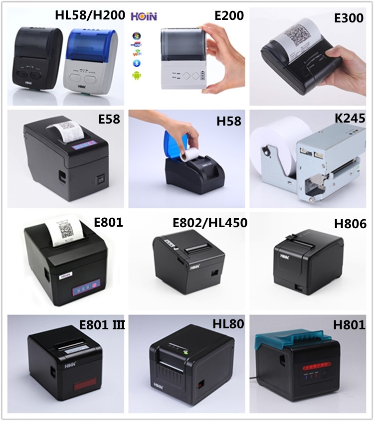 HOIN Big Promotion HOPH58 POS 58mm thermal printer Free Driver/SDK