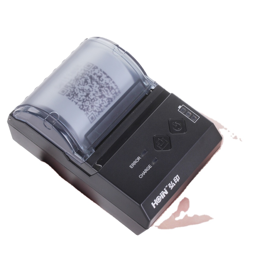 Hoin Supplier 58mm Portable Bt Usb Thermal Receipt Ticket Printer Hop E200 58mm Portable 3911