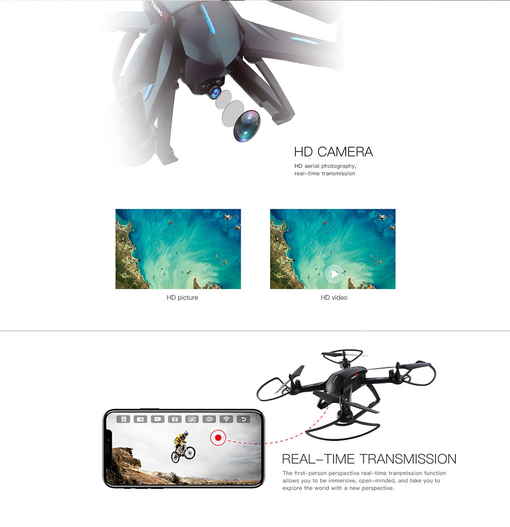 Color Box Top Seller 4k Drones Professional Long Distance Professional Drones 4K HD Wide Angle Lens Camera 300 Meters 15-16mins
