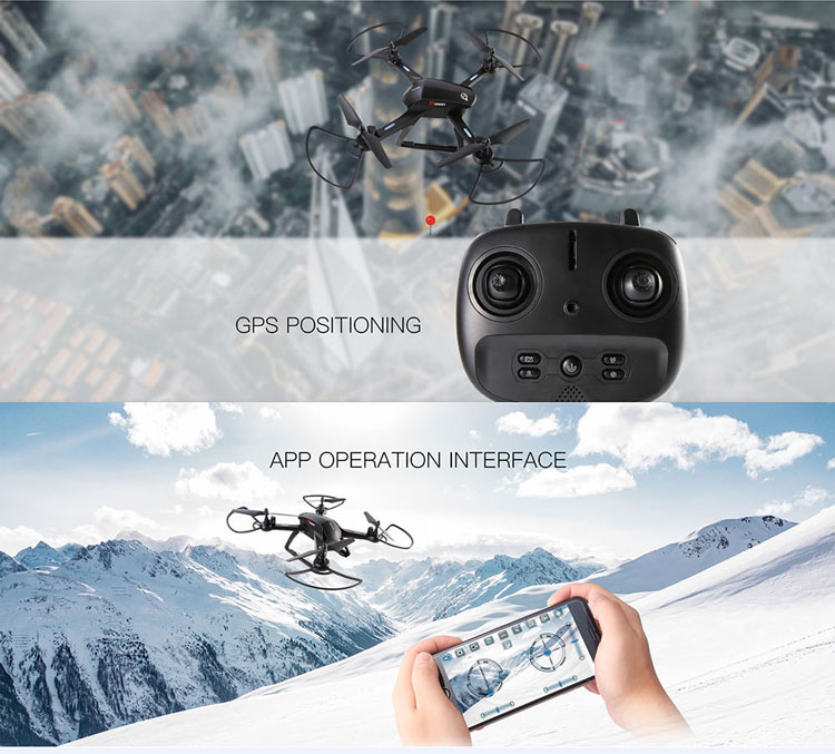 2020 New Drone with Camera 4k FPV Selfie Drone Camera Toy Drone 4k Professional with Follow Me Waypoit Flight 1080p/720p 8 Boxes