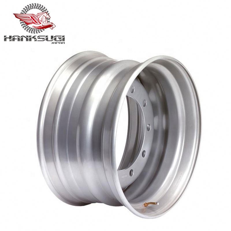 Hanksugi Tubeless steel truck wheel 19.5X6.00 for truck tires 215
