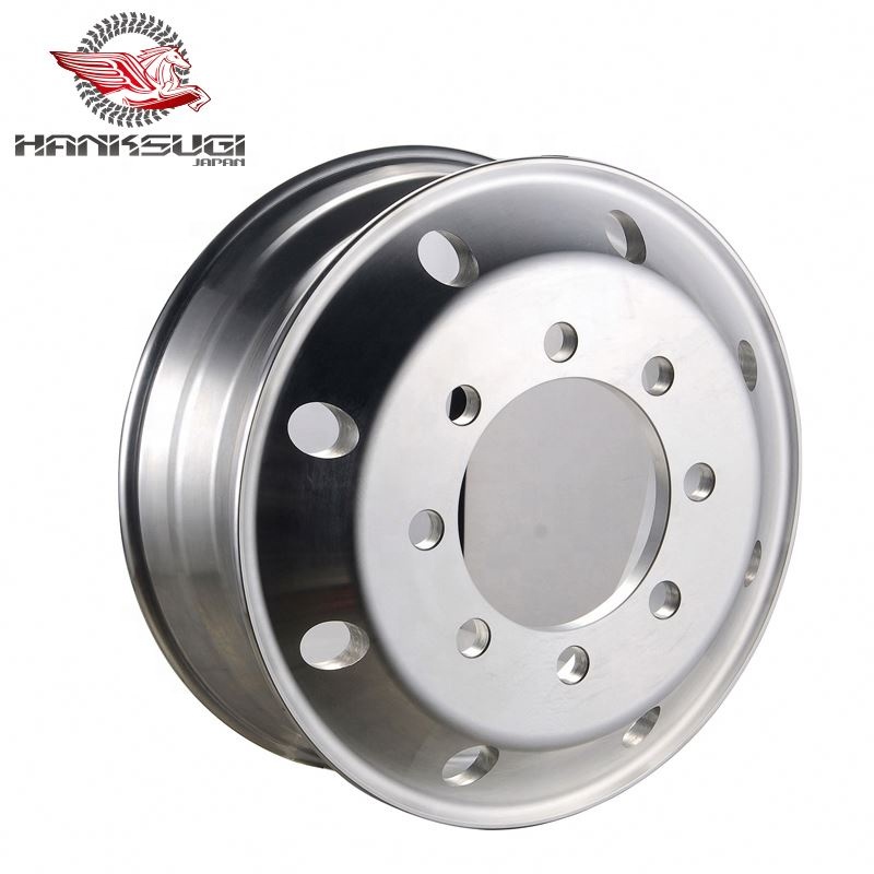Hanksugi 17 inch 11r22 5 aluminum truck wheel rims truck aluminum wheels
