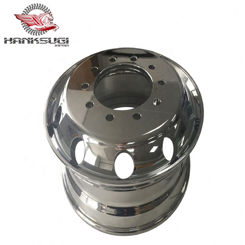 Hanksugi Truck Wheels Certificated Heavy 22.5 Aluminum Truck Rims