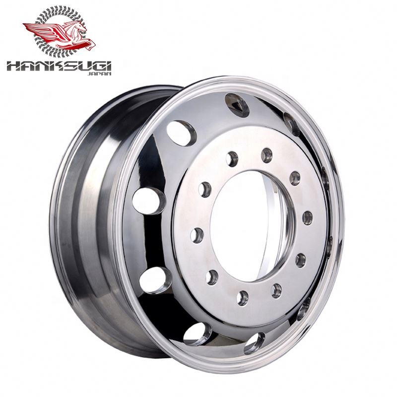 Hanksugi aluminum rims to truck 11r22.5 aluminum wheel Truck Aluminum
