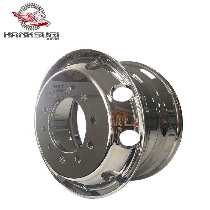 Hanksugi aluminum rims to truck 11r22.5 aluminum wheel Truck Aluminum