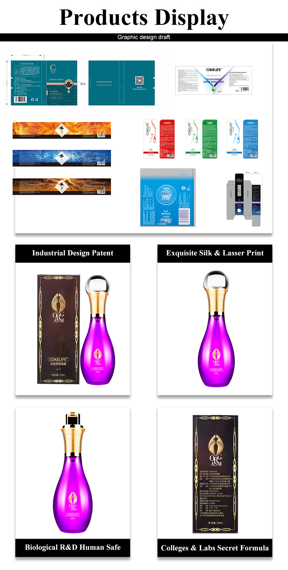 High Quality Suppliers Neutral Yoni Nuevo Lubricant Stimulant Sexual Water Based Pleasure Anal Serre Sexe Femme Female Gel Sex