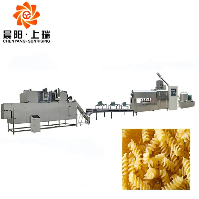 Single Screw New Design Pasta Macaroni Extruder Machine For Sale