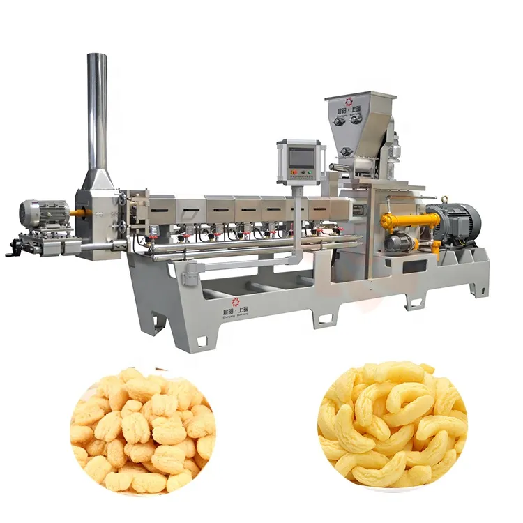 Twin Screw Food Extruder in the Puffed Food Plant